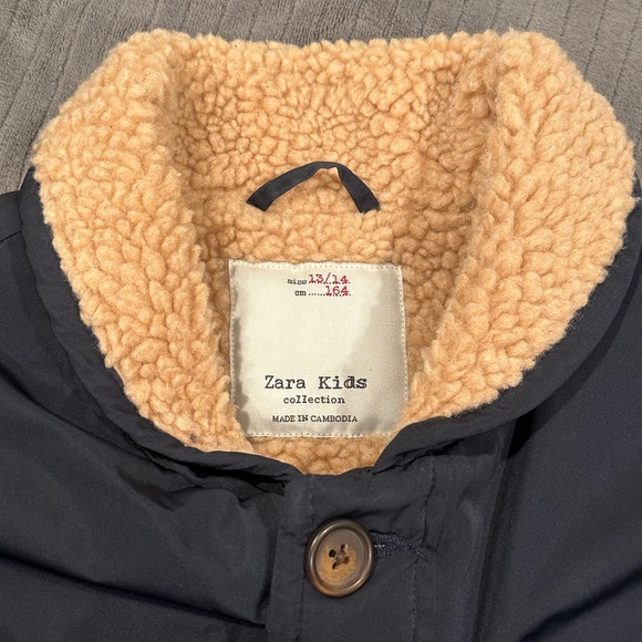 Zara Kids Fleece lined Jacket - Picture 3 of 9